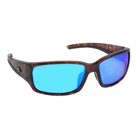 Polarized Sunglasses Tortoise Frame - Calcutta Fishing HK1BMTORT Hook Polarized Sunglasses, Tortoise Frame, Blue Lens