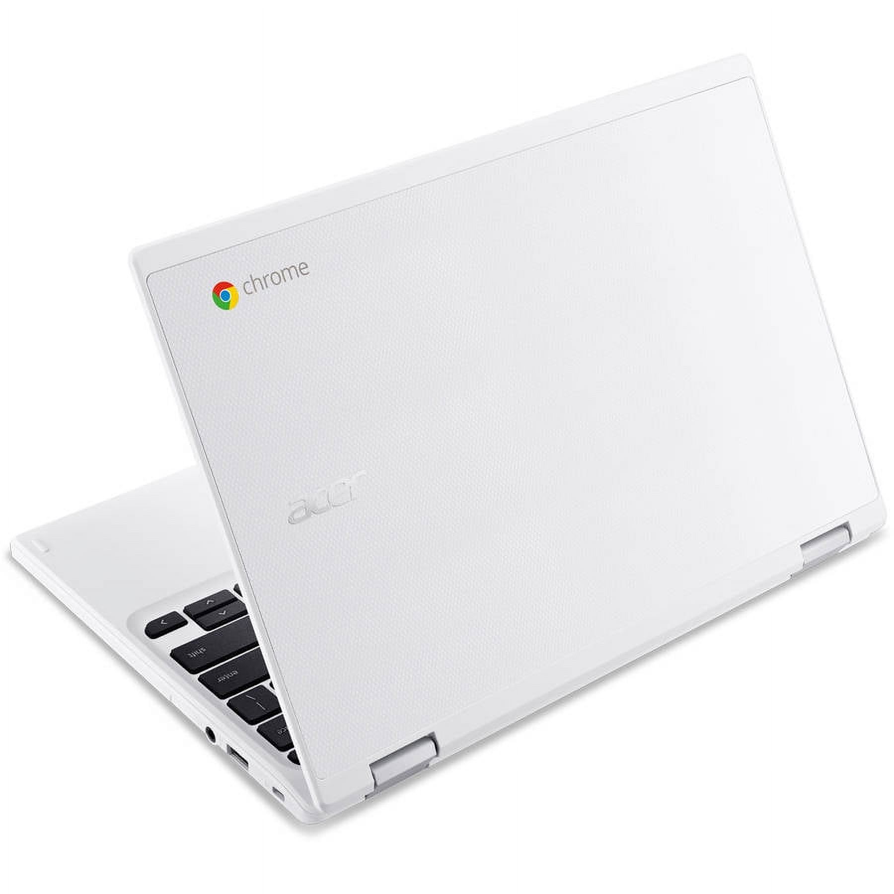 Acer Denim White 11.6" CB3-131-C3SZ Chromebook 11 PC with Intel Celeron N2840 Dual-Core Processor, 2GB Memory, 16GB Flash Storage and Google Chrome - image 5 of 8