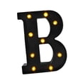 thumbnail image 2 of Lámpara de letras de marquesina con letrero del alfabeto iluminado de 8,58 pulgadas, luz de letras de marquesina LED para decoración de dormitorio, B 626x858x157 pulgadas, 2 of 8