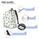 thumbnail image 3 of Easygdp Cute Avocado Yoga Mochila de Lona Resistente para Laptop, Compatible con Laptops de 15 a 17 pulgadas, Ideal para Escuela, Trabajo y Viajes-Small, 3 of 5