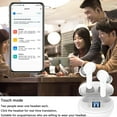 thumbnail image 2 of Language Translation Earbuds, Translation Earbuds 144 Language Translator Device Accents Two-Way Luniva Translator Pods Real Time, Bluetooth 5.0 Earbud, IPX5 Waterproof, 2 of 6