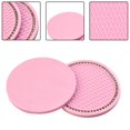 thumbnail image 5 of 2x Car Coasters Pad Pink Cup Holder Mat Rhinestone Auto Interior Accessories 7cm, 5 of 12