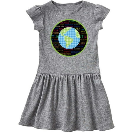 

Inktastic Environment Earth Day Conservation Gift Toddler Girl Dress