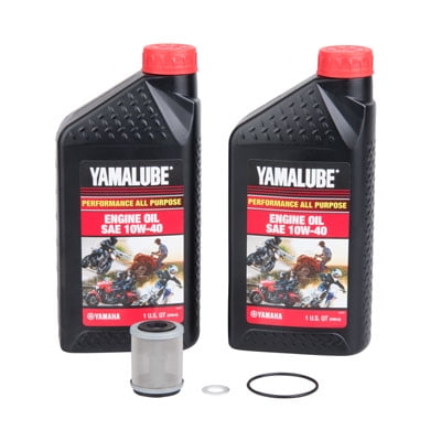 Oil Change Kit With Yamalube All Purpose 10W-40 for Yamaha TW200