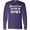 Purple, variant on Inktastic Maine Coon Mama with Flowers and Arrow Long Sleeve T-Shirt