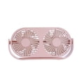 thumbnail image 4 of pitrice Double-Head Usb Cooling Fan 360 Degree Summer Rotating Personal Air Circulator Aromatherapy Home Office Car Fan, 4 of 9