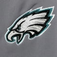 thumbnail image 4 of Men's Dunbrooke Charcoal Philadelphia Eagles Big & Tall Sonoma Softshell Full-Zip Jacket, 4 of 4