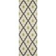 thumbnail image 2 of SAFAVIEH Chatham Collection 6' x 9' Dark Grey/Ivory CHT748K Handmade Trellis Premium Wool Area Rug, 2 of 10