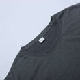 thumbnail image 6 of Gbsyewxs T Shirts For Man Short Sleeve Crew Neck Solid Color Fashion Summer Mens Shirts Dark Gray, 6 of 7