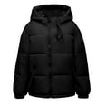 thumbnail image 6 of 2025 Clothes Winter Coats for Women Plus Size 4X,Warmth & Versatility: Women's Long Winter Coats with Hoods Top,Puffer Coats for Women Winter - Black M, 6 of 6
