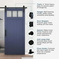 thumbnail image 4 of 928 72" 2 piece Classic Interior Barn Door Kit - Matte Black, 4 of 7
