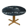thumbnail image 3 of Pirate Ship Round Tablecloth with Elastic Fitted Table Cover, 3 of 8
