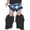 Black, variant on Girls Fuzzy Leg Warmers Kids Girls Plush Shaggy Long Boot Cuffs Soft Fluffy Leg Covers for Dance Party Festival Halloween Christmas Winter Outfit