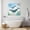 Blue, variant on Canvas Print Wall Art Oil Paintings Coastal Ocean Whale Fish Picture Prints Artwork for Living Room Kitchen Bathroom Bedroom