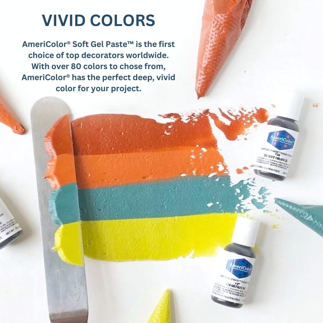 AmeriColor, Soft Gel Paste Food Color, Bright White .75 oz