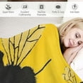 thumbnail image 3 of BCIIG Bee Blanket for Kids, Aldults - Soft, Fuzzy &amp; Cozy Crib Size Throw Blanket for Couch, Office - Black Cute Warm Blankets Gifts 60x80in, 3 of 6