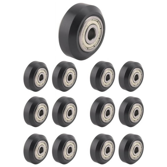[13Pcs/Pack]3D Printer POM Pulley Wheels 625Zz Linear Bearing Ulley Passive Round Wheel Roller for CR10, 3