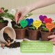 thumbnail image 5 of 60 piezas de conectores de plantas de enrejado expandibles verdes, brazo de estaca, jaula de tomate, estacas de planta de diámetro adjunto, jaula de planta de tomate, planta trepadora vertical de, 5 of 5