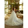 thumbnail image 5 of Women's GLS Gloria Off Shoulder Bridal Ball Gown Gl3602 White Size L, 5 of 5