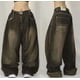 thumbnail image 1 of Pantalones vaqueros Vintage callejeros nuevos Y2K Harajuku lavado azul múltiples bolsillos pantalones vaqueros holgados pantalones vaqueros para hombre y mujer pantalones anchos de cintura alta, 1 of 4