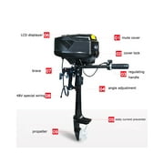 Brushless Trolling Motor Electric Marine Thruster Outboard Motor 48V 1000W