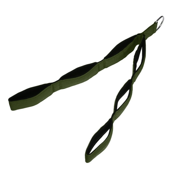 Mango de Accesorio de Cuerda de Tríceps Uxcell, 45" 3-en-1 Accesorio de Tirón de Tríceps Correa de Extensión de Tríceps para Gimnasio en Casa, Tirón de Cara, Verde
