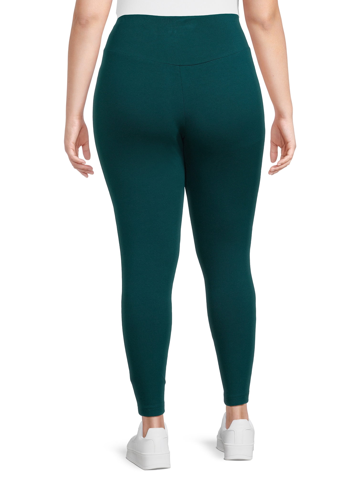 Terra & Sky Women's Plus Size Leggings, 2-Pack, Sizes 0X-5X