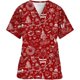 thumbnail image 5 of Uniformes médicos de Navidad para mujer, Tops de enfermera con estampado de Papá Noel, uniforme de novio para mascotas, ropa de cuidador de manga corta, Форма Uku Uku Hrvры, 5 of 5