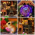 thumbnail image 4 of Kit de casa en miniatura Foyucool Magic House con luz DIY para adultos, 4 of 7