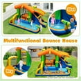 thumbnail image 4 of GVN 8-in-1 Inflatable Water Slide Bouncer, Jumping Castle without Blower for Outdoor, Kids, Yard, Multicolor, 4 of 8