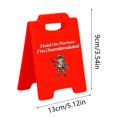 thumbnail image 3 of Hold On Partner I'm Overstimulated Humorous Desk Sign - Stress Relief Gifts for Colleagues, Funny Office Decor for Coworkers and Friends, 3 of 7