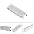 thumbnail image 4 of Radiateur de processeur en aluminium, bloc de refroidissement à eau, dissipateur thermique à eau liquide, 40 x 120 x 12 mm, 4 of 4