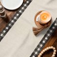 thumbnail image 5 of Winter Owls with Berry Leaf Table Runner 36 Inches Long,Kitchen Dining Tablerunners Retro Linen Buffalo Plaid Linen Table Runners Dresser Scarves for Home Dinner Wedding Holiday Party Decor, 5 of 9