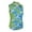 Parrot Green/Algiers Blue, variant on Monterey Club Women's Popcorntique Print Block Sleeveless Golf Polo Shirt #2407