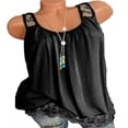 thumbnail image 1 of Women‘s Plus Size Loose Sleeveless Causal T-Shirts, 1 of 2