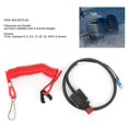 thumbnail image 4 of Outboard Cut Off Switch, for Tohatsu Tether Emergency Kill Stop Switch Safety Tether Lanyard Protect,1 x Emergency Kill Stop Switch,red, 4 of 5