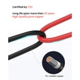 thumbnail image 4 of BougeRV 20 FT 10AWG Solar Cable with 2 Pairs of Solar Panel connectors,Solar Panel Cables,Solar Extension Cable,Solar Panel Adapt, 4 of 7