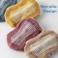 thumbnail image 4 of Baby Toddler Socks with Grippers, N Pattern Non-Slip Cotton Infant Socks Kids Walking Socks for Boys Girls-5 Pairs,12M-36M, 4 of 7