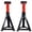 Black 7, variant on 3 Ton Jack Stands Pair 6000 lbs Capacity, Heavy Duty Axle Stands with 6 Adjustable Height Positions for Vehicle Support, Metal Black