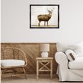 thumbnail image 4 of Stupell Industries Farmhouse Forest Pattern Deer Black Floating Frame Canvas Art, 31 x 25, by Amber Sterling, 4 of 8
