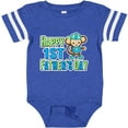 thumbnail image 3 of Inktastic Happy 1st Fathers Day with Monkey in Blue Boys Baby Bodysuit, 3 of 5
