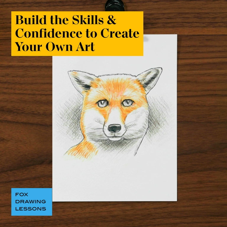 Technique Fox Drawing Art Set, Digital Lessons, Level 1