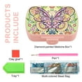 thumbnail image 3 of Diamond Painting Kit Storage Box, Purple Butterfly Creative Craft Box for Small Item Organization Multifunctional Gift for Craft Enthusiasts, 3 of 7