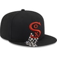 thumbnail image 3 of Men's New Era Black Chicago White Sox  Meteor 59FIFTY Fitted Hat, 3 of 6