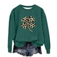 thumbnail image 5 of St Patrick Tops For Kids Crew Neck Long Sleeve Festival Print Sweatshirts Casual Loose Pullover Tops (10-11 Years, Green-J), 5 of 5