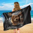 thumbnail image 6 of XYZCANDO Car Seat Cover with Fun Grizzly Bear Print, Car Seat Protector for Beach Trips and Outdoor Gym Workouts, 6 of 11