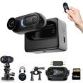 thumbnail image 1 of Mini Cámara Corporal 4K de 128 GB, Tamaño Pulgar, Cámara Deportiva Portátil, Ideal para Ciclismo, Vlogs, Paseos con Mascotas y Natación., 1 of 1