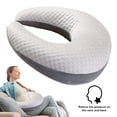 thumbnail image 2 of Adult Crocheting Pillow Ergonomic Reading Gaming Pillow, Skin-Friendly Teens Arm Rest Pillow, Ergonomic Arm Support Pillows for Crochet, Crafting, Knitting,Playing & Working, 2 of 10