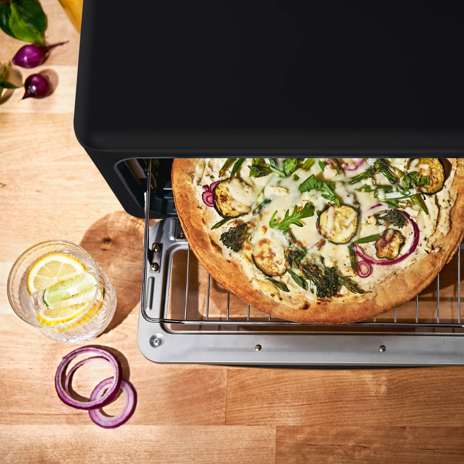 Beautiful Infrared Air Fry Toaster Oven, 9-Slice, Black photo 8
