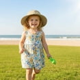 thumbnail image 6 of Tigivemen Outdoor Sun Hat for Toddler Breathable Wide Brim Fishing Hats Cartoon Prited Bucket Sunhats Size 1-3 Years, 6 of 7